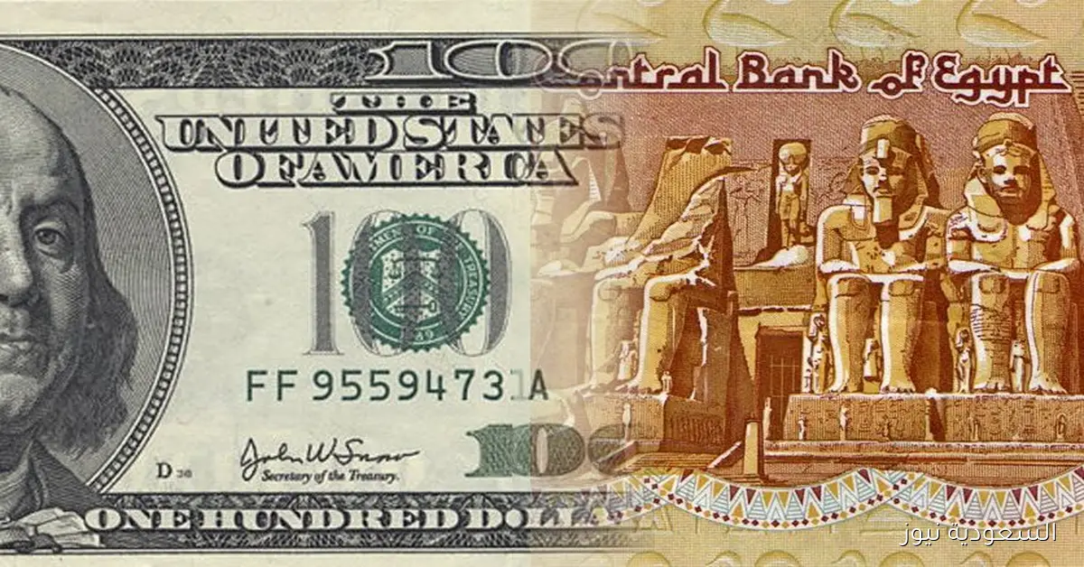أسعار الدولار مقابل الجنيه في ختام تعاملات اليوم بشكل رسمي