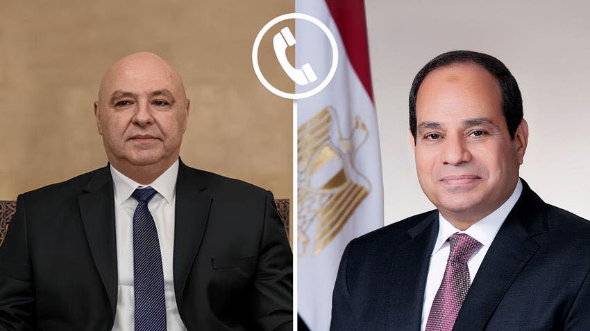 الرئيس السيسي يؤكد لجوزيف عون موقف مصر الثابت في دعم احترام سيادة لبنان