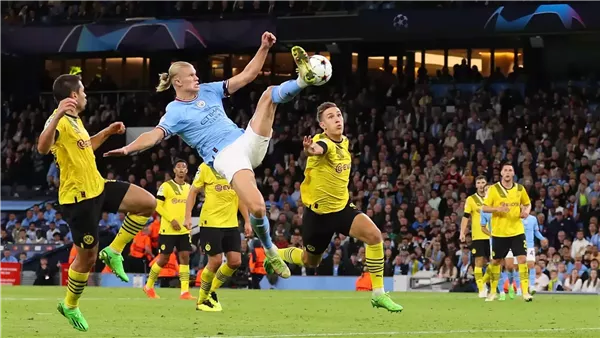 موعد مباراة مانشستر سيتي وبوروسيا دورتموند في دوري أبطال أوروبا والقنوات الناقلة والمعلقين
