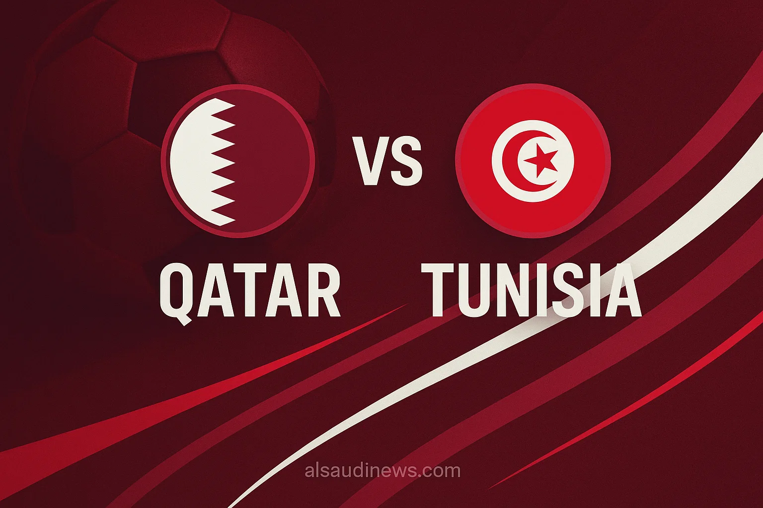 منتخب قطر ضد منتخب تونس.. بدون تقطيع مشاهدة مباراة قطر وتونس اليوم بث مباشر في كأس العرب