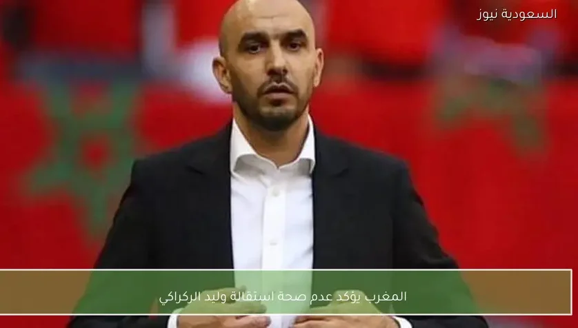المغرب يؤكد عدم صحة استقالة وليد الركراكي