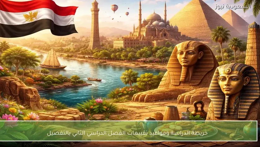 خريطة الدراسة ومواعيد تقييمات الفصل الدراسي الثاني بالتفصيل