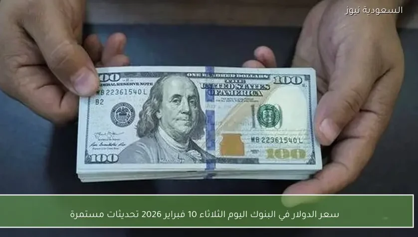 سعر الدولار في البنوك اليوم الثلاثاء 10 فبراير 2026 تحديثات مستمرة