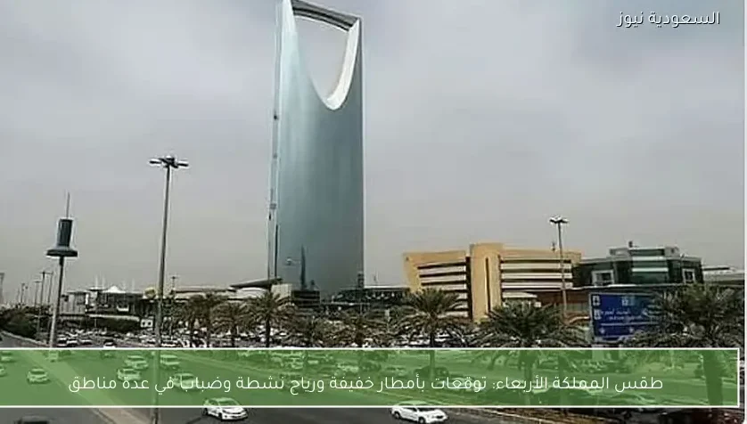 طقس المملكة الأربعاء: توقعات بأمطار خفيفة ورياح نشطة وضباب في عدة مناطق