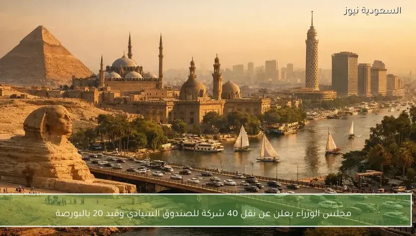 مجلس الوزراء يعلن عن نقل 40 شركة للصندوق السيادي وقيد 20 بالبورصة
