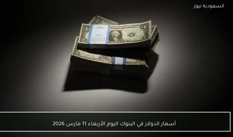 أسعار الدولار في البنوك اليوم الأربعاء 11 مارس 2026