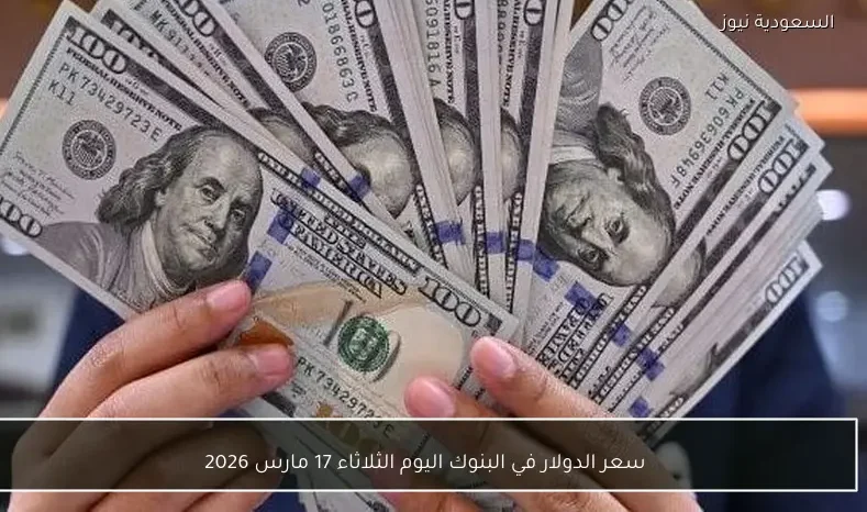 سعر الدولار في البنوك اليوم الثلاثاء 17 مارس 2026