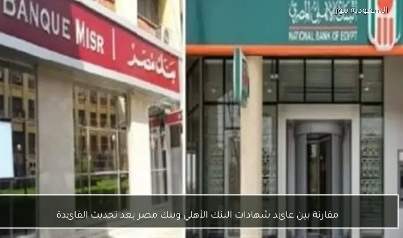 مقارنة بين عائد شهادات البنك الأهلي وبنك مصر بعد تحديث الفائدة