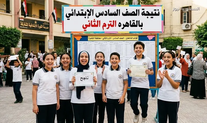 الآن.. رابط نتيجة الصف السادس الابتدائي 2026 بالاسم ورقم الجلوس في القاهرة