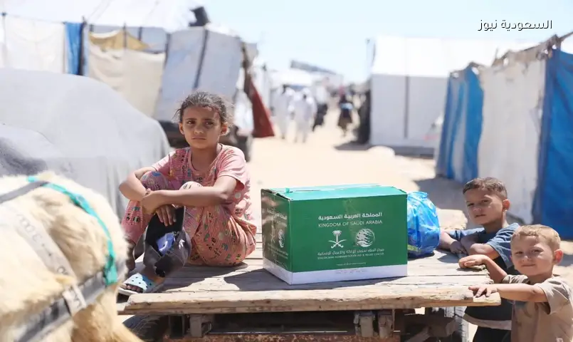 مركز الملك سلمان يوزع 352 سلة غذائية في خان يونس ويستفيد منها 2112 شخصًا