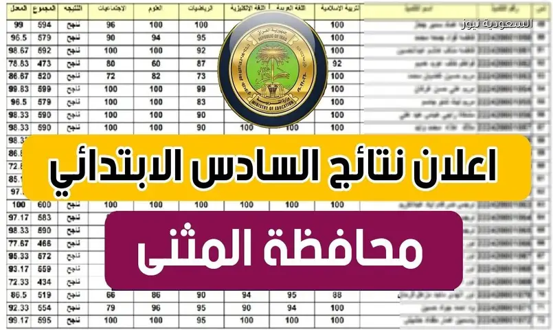ظهرت الآن.. نتائج السادس الابتدائي 2026 في المثنى ودهوك وبابل عبر موقع نتائجنا