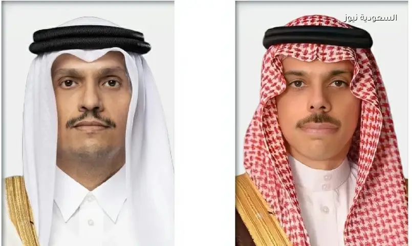 الأمير فيصل بن فرحان يتلقى اتصالًا هاتفيًا من رئيس مجلس الوزراء وزير خارجية قطر